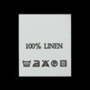 С122ПБ 100%Linen, 60C - составник - белый (200 шт.)0