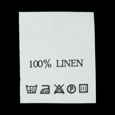 С120ПБ 100%Linen - составник - белый 40C (уп 200 шт.)0