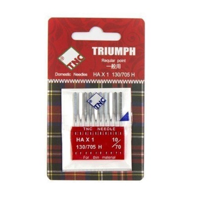 Иглы для БШМ TRIUMPH New 130/705H Универсальные №70 (уп.10шт)1