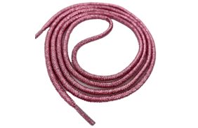 шнур круглый 5мм цв розовый люрекс (110см) купить по цене 55.6 руб для домашнего шитья - в интернет-магазине Веллтекс | Пятигорск
