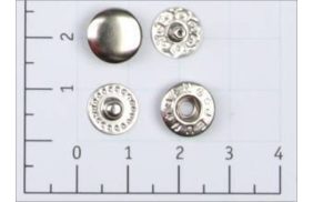 кнопка l-10 цв никель сталь 9.5мм (уп ок.1440шт) k-38 strong купить по цене 1.43 руб - в интернет-магазине Веллтекс | Пятигорск
