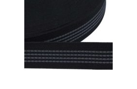 резинка тканая с латексом 3*4 цв черный 025мм (уп 25м) ekoflex купить по 42.4 для тактического снаряжения в Пятигорске 