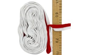 лампасы №185 цв белый красный 2,5см – товары для шитья дома купить в Веллтекс | Пятигорск
