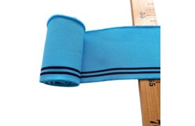 подвяз 8*80см голубой черные полоски – товары для шитья дома купить в Веллтекс | Пятигорск
