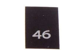 р046пч 46 - размерник - черный (уп.200 шт) купить по цене 120 руб - в интернет-магазине Веллтекс | Пятигорск
